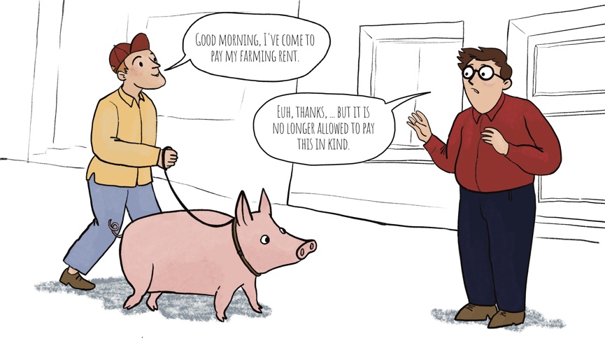 How can farming lease payments be made? Is payment in kind still possible? Is there still a maximum lease price?