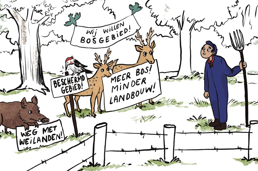 Komt elke landbouwgrond in aanmerking voor onteigening voor bebossing en natuurrealisatie?