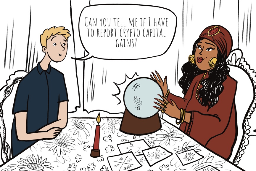 Are cryptocurrency capital gains to be declared as taxable income?